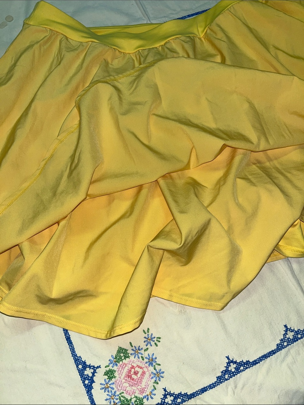 Yellow Women's Sports Bra and Skirt Set from torrid - Picture 7 of 9